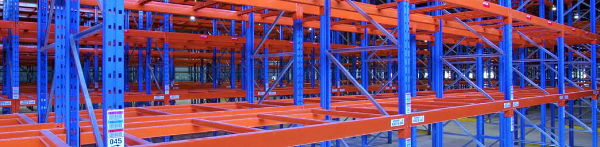 warehouse rack bolted